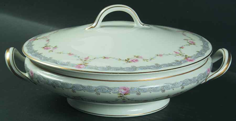 Schleiger 1063 Round Covered Vegetable by Haviland-1