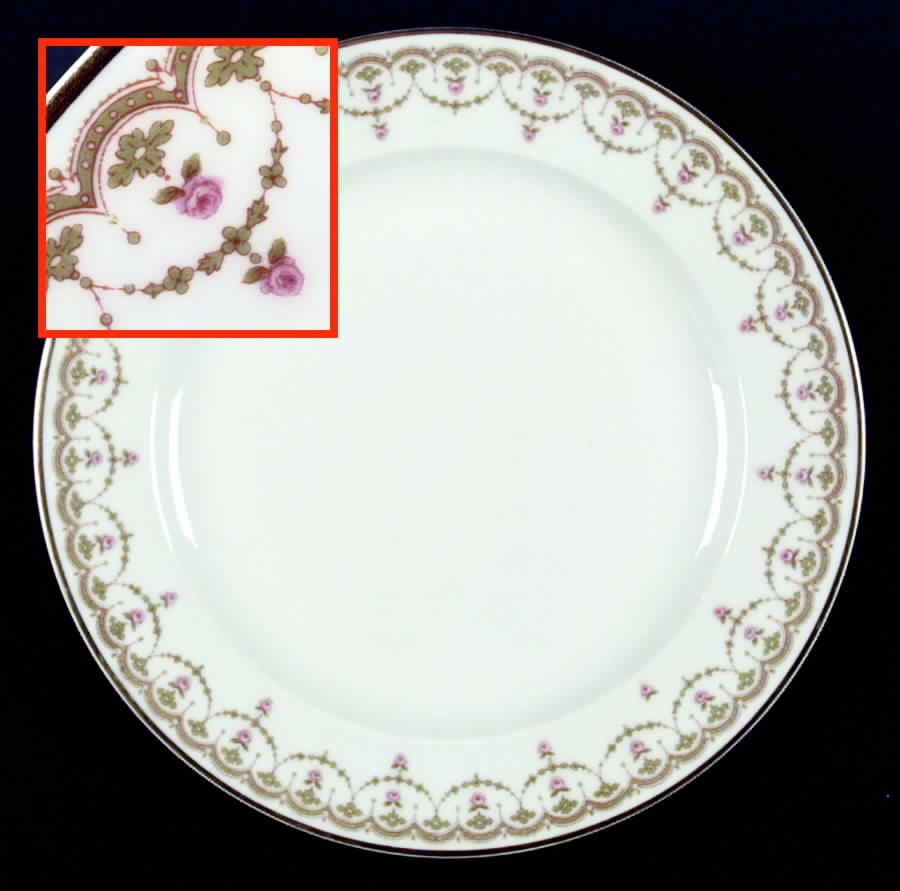 Schleiger 1069 Dinner Plate by Haviland-1