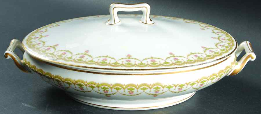 Schleiger 1069 Oval Covered Vegetable by Haviland-1