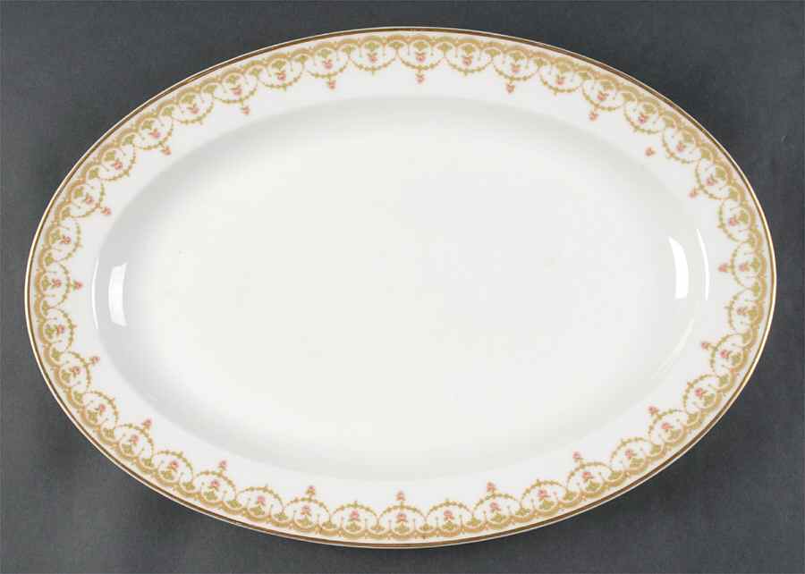 Schleiger 1069 16" Oval Serving Platter by Haviland-1