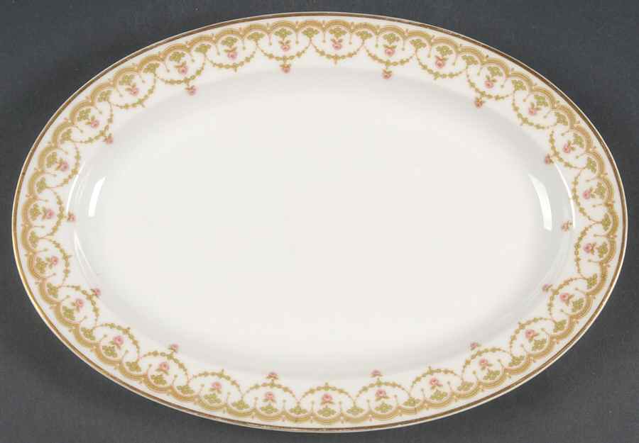 Schleiger 1069 11" Oval Serving Platter by Haviland-1