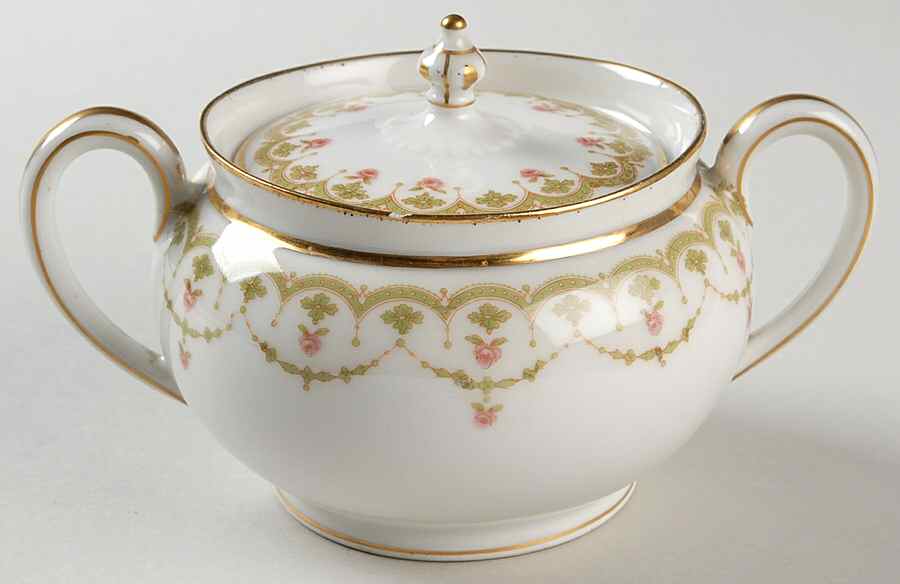 Schleiger 1069 Sugar Bowl & Lid by Haviland-1