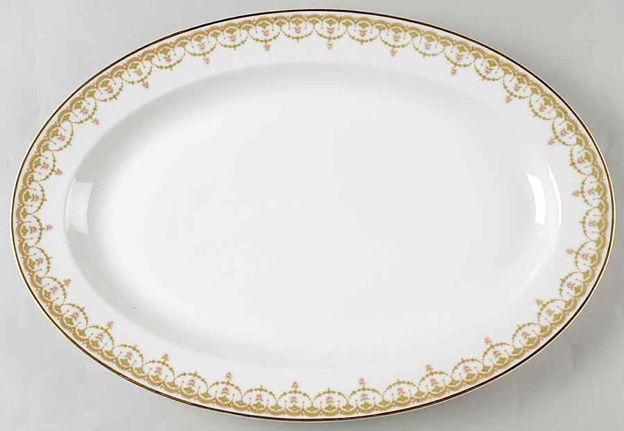 Schleiger 1069 18" Oval Serving Platter by Haviland-1