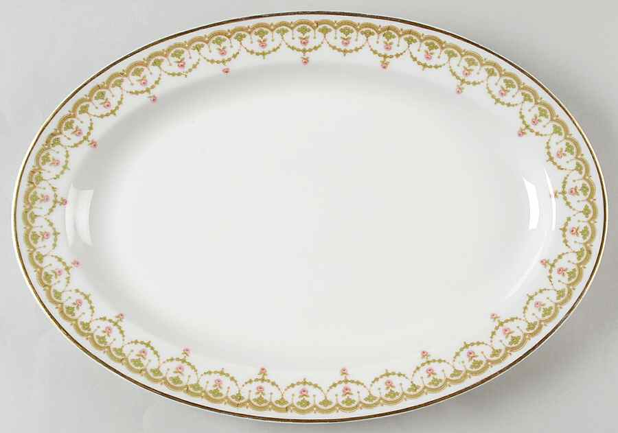 Schleiger 1069 13" Oval Serving Platter by Haviland-1