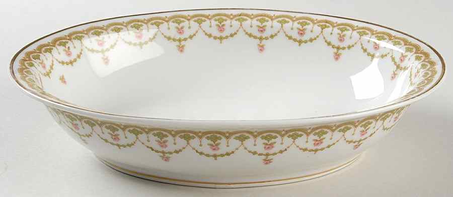 Schleiger 1069 9" Oval Vegetable Bowl by Haviland-1
