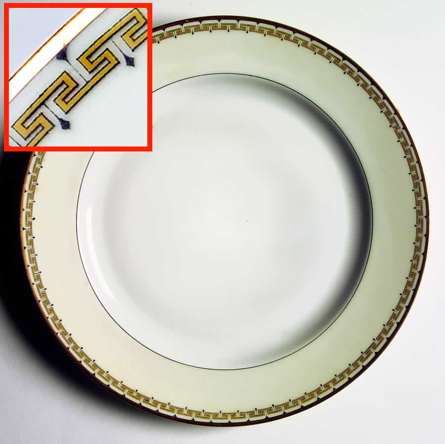 Schleiger 107 Dinner Plate by Haviland-1