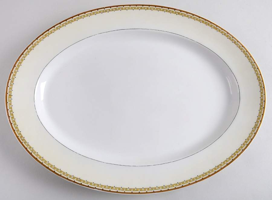 Schleiger 107 16" Oval Serving Platter by Haviland-1