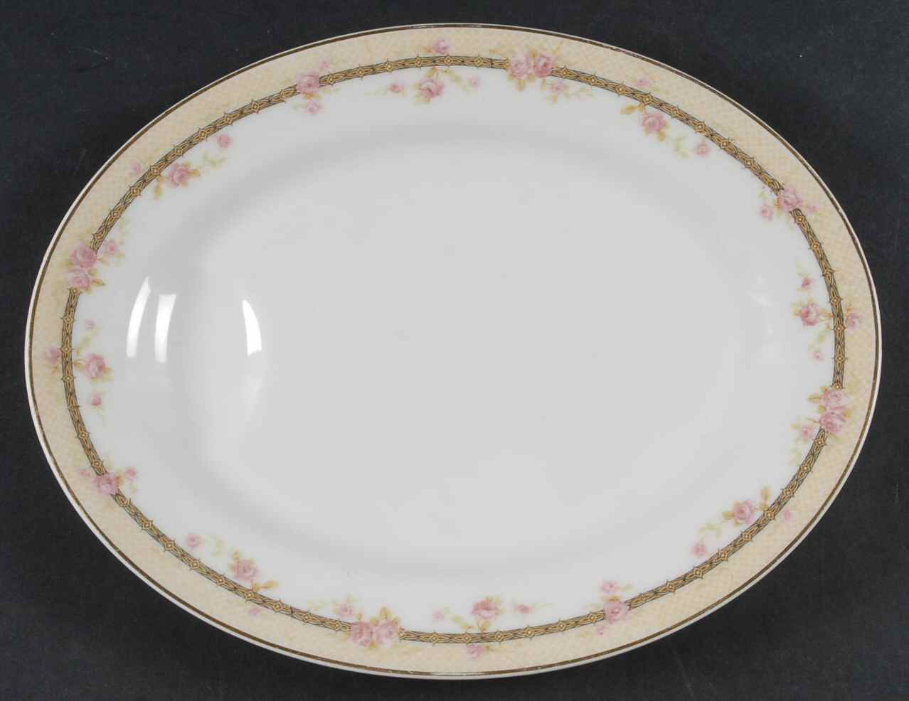 Schleiger 1070 11" Oval Serving Platter by Haviland-1