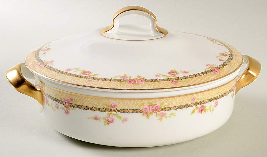 Schleiger 1070 Round Covered Vegetable by Haviland-1