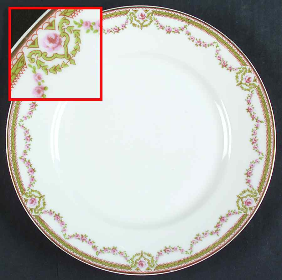 Schleiger 1073A Dinner Plate by Haviland-1