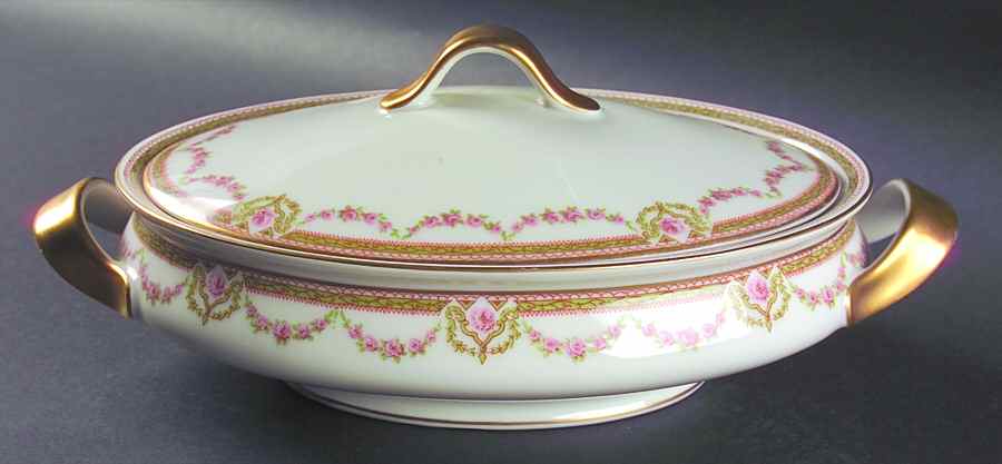 Schleiger 1073A Oval Covered Vegetable by Haviland-1