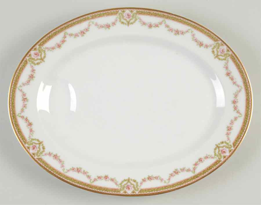 Schleiger 1073A 11" Oval Serving Platter by Haviland-1