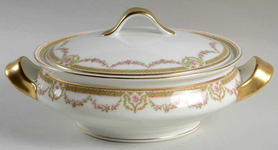 Schleiger 1073A Round Covered Vegetable by Haviland-1