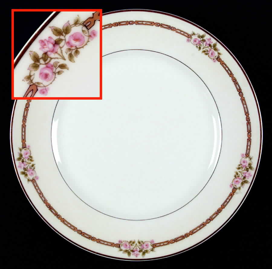 Schleiger 1074 Dinner Plate by Haviland-1