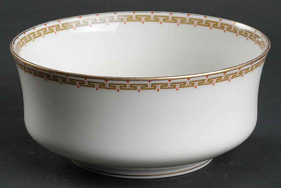 Schleiger 107b Cranberry Bowl by Haviland-1