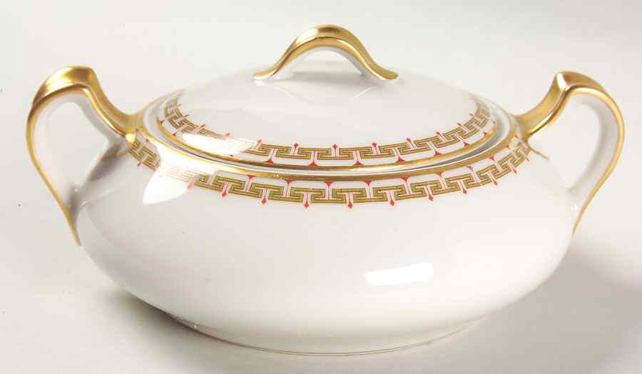 Schleiger 107b Sugar Bowl & Lid by Haviland-1