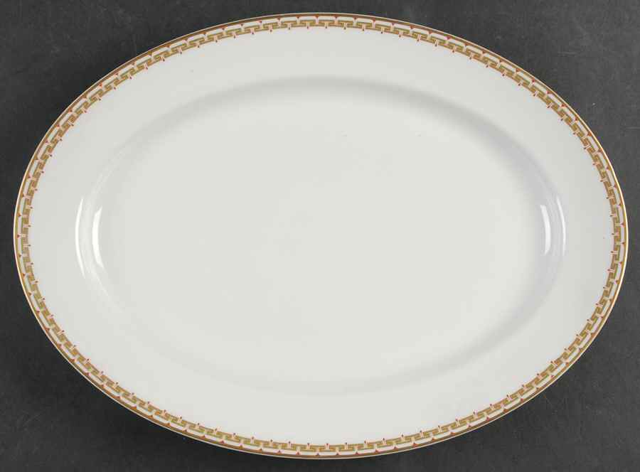 Schleiger 107b 13" Oval Serving Platter by Haviland-1