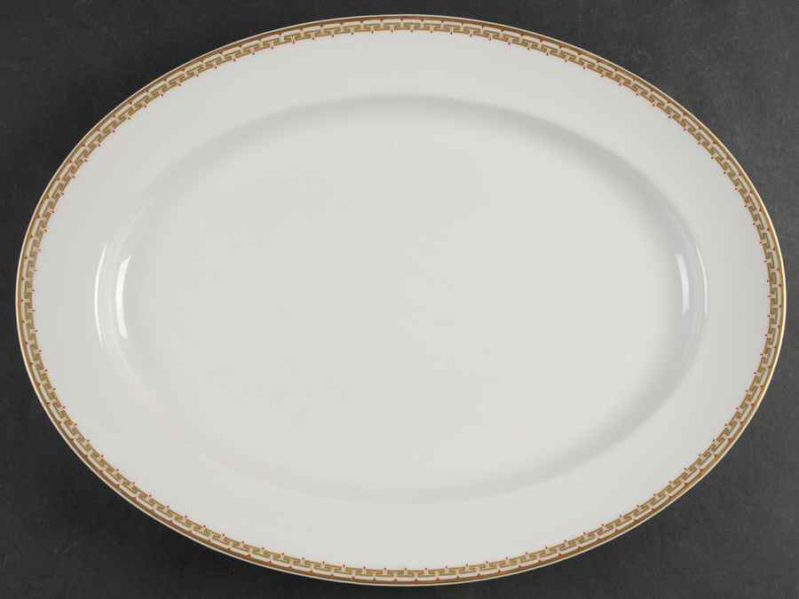 Schleiger 107b 16" Oval Serving Platter by Haviland-1