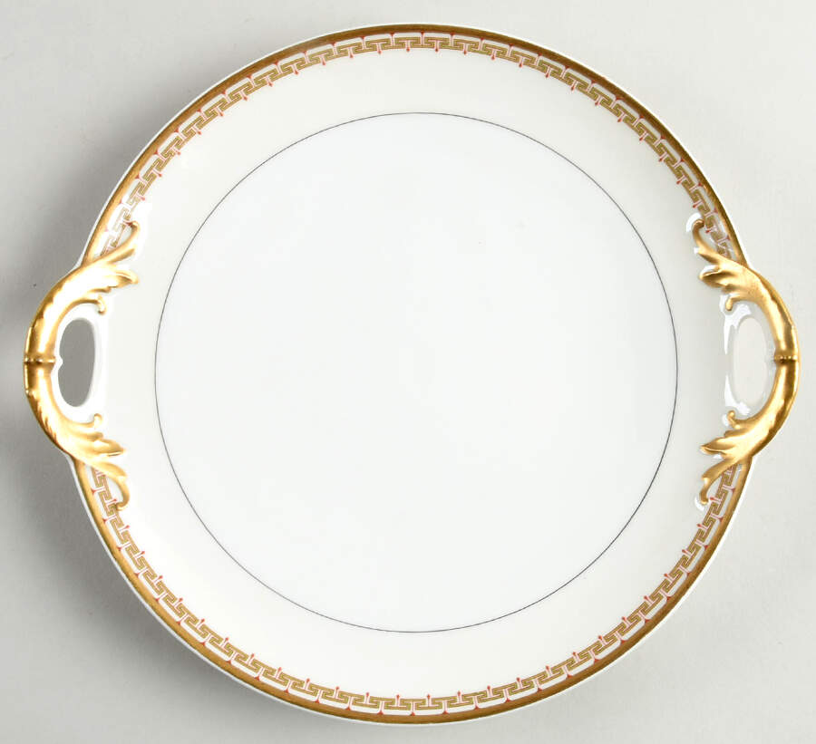 Schleiger 107c Handled Cake Plate by Haviland-1