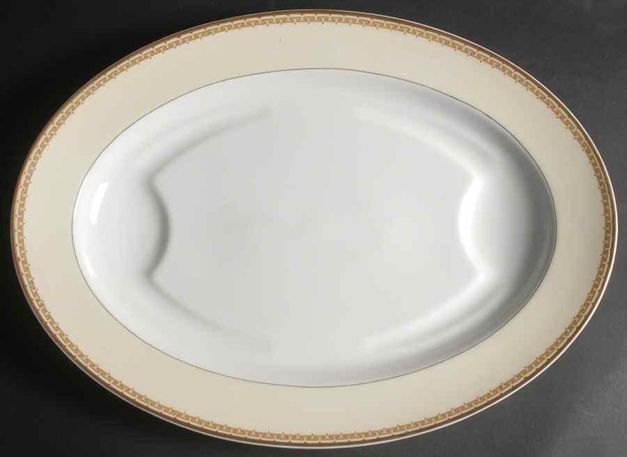 Schleiger 107c 18" Oval Serving Platter by Haviland-1