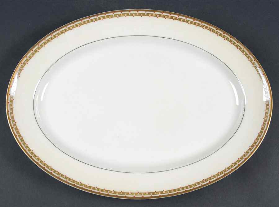 Schleiger 107c 13" Oval Serving Platter by Haviland-1