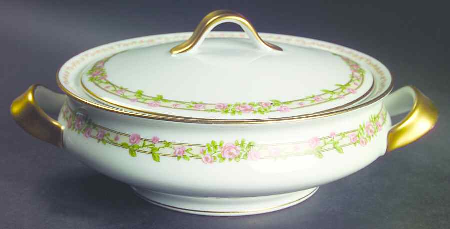 Schleiger 1084 Round Covered Vegetable by Haviland-1