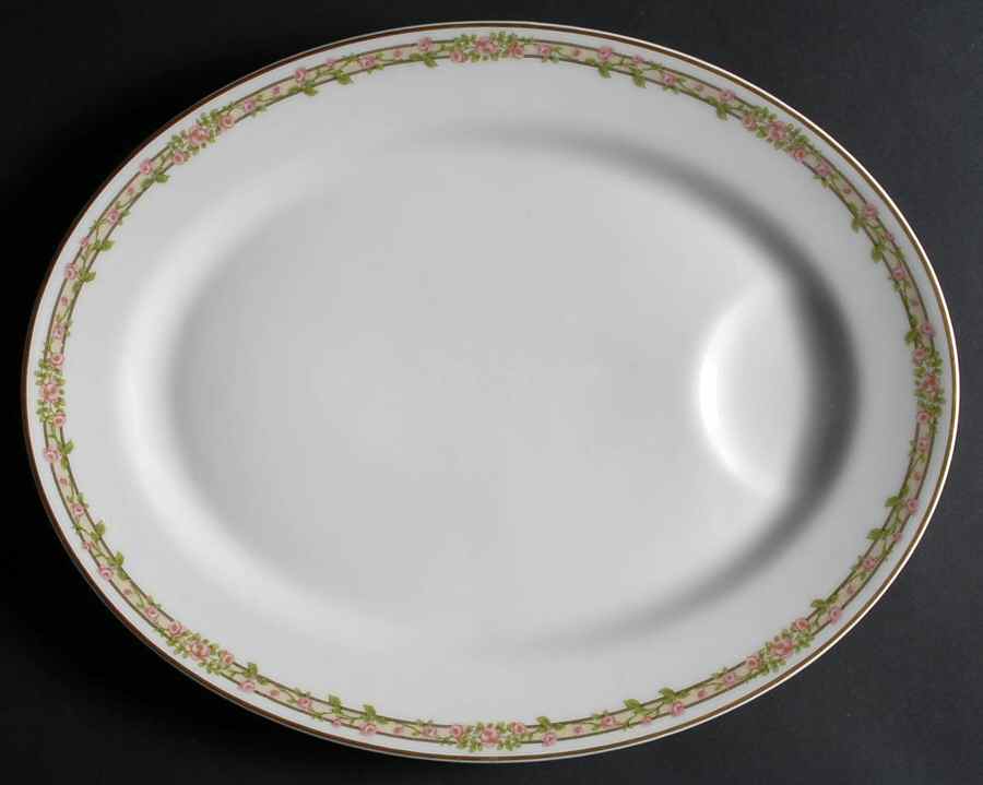Schleiger 1084 15" Oval Serving Platter by Haviland-1