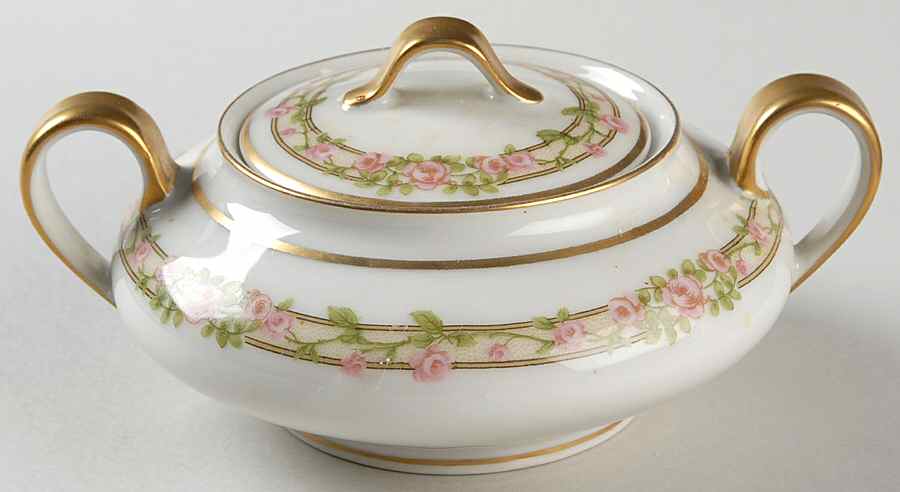 Schleiger 1084 Sugar Bowl & Lid by Haviland-1