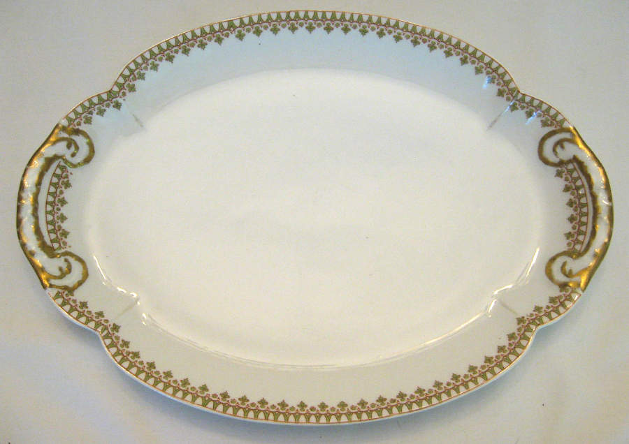 Schleiger 1091 11" Oval Serving Platter by Haviland-1