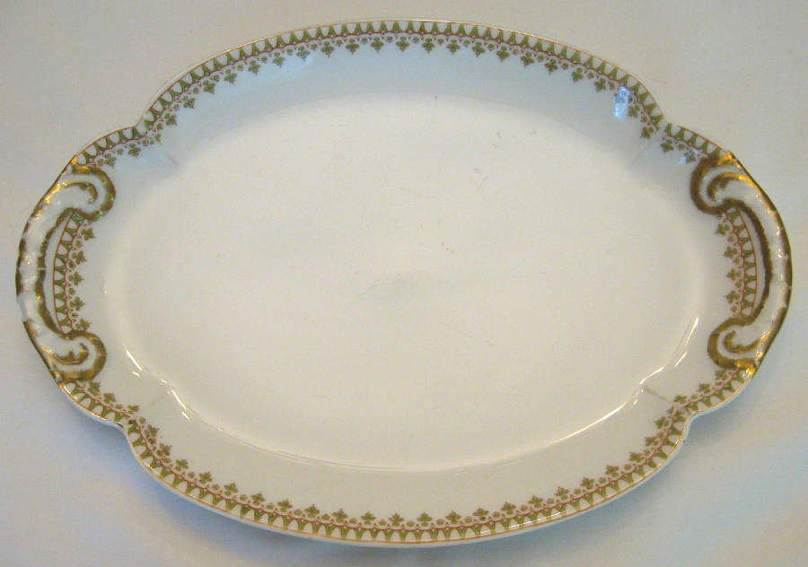 Schleiger 1091 10" Oval Serving Platter by Haviland-1