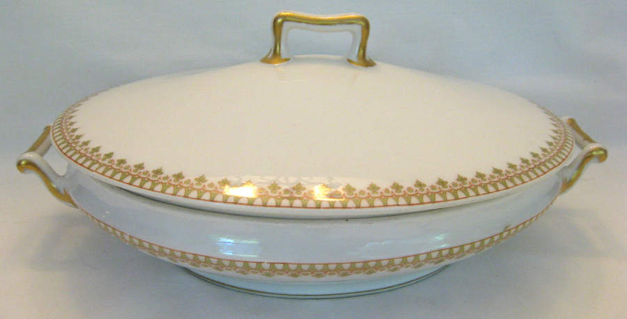 Schleiger 1091 Oval Covered Vegetable by Haviland-1