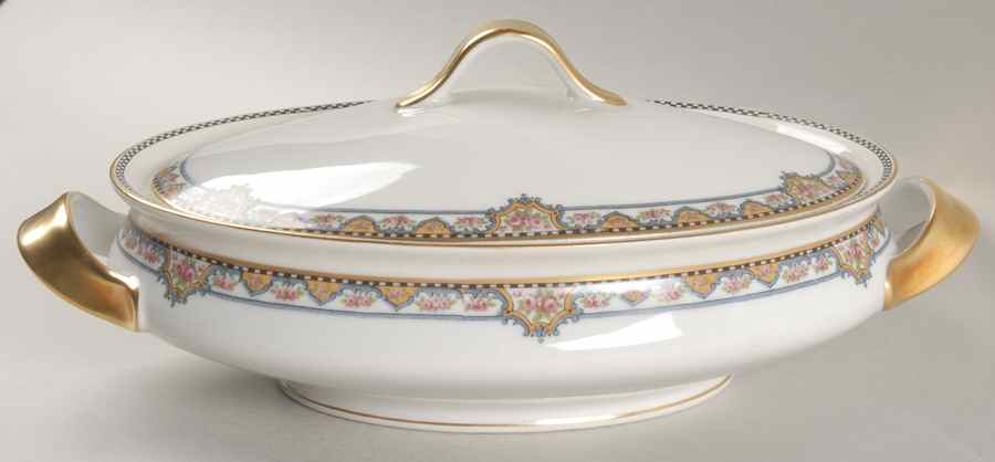 Schleiger 1096 Oval Covered Vegetable by Haviland-1