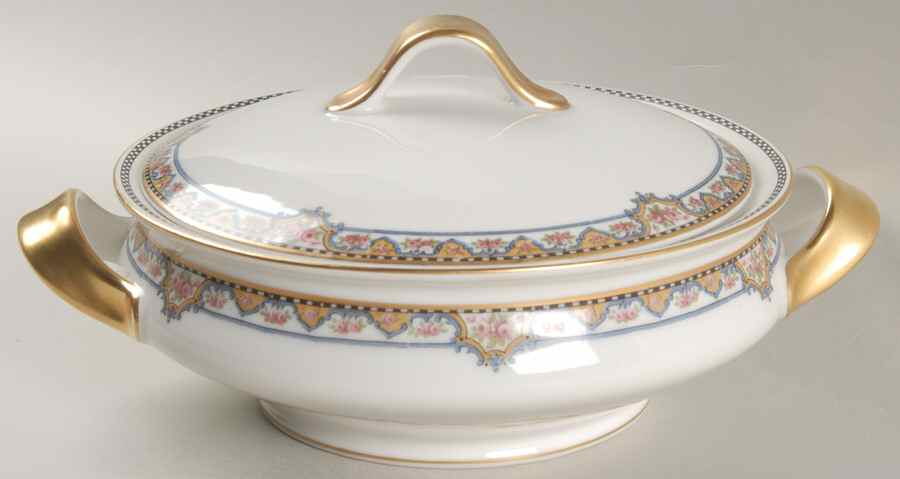 Schleiger 1096 Round Covered Vegetable by Haviland-1