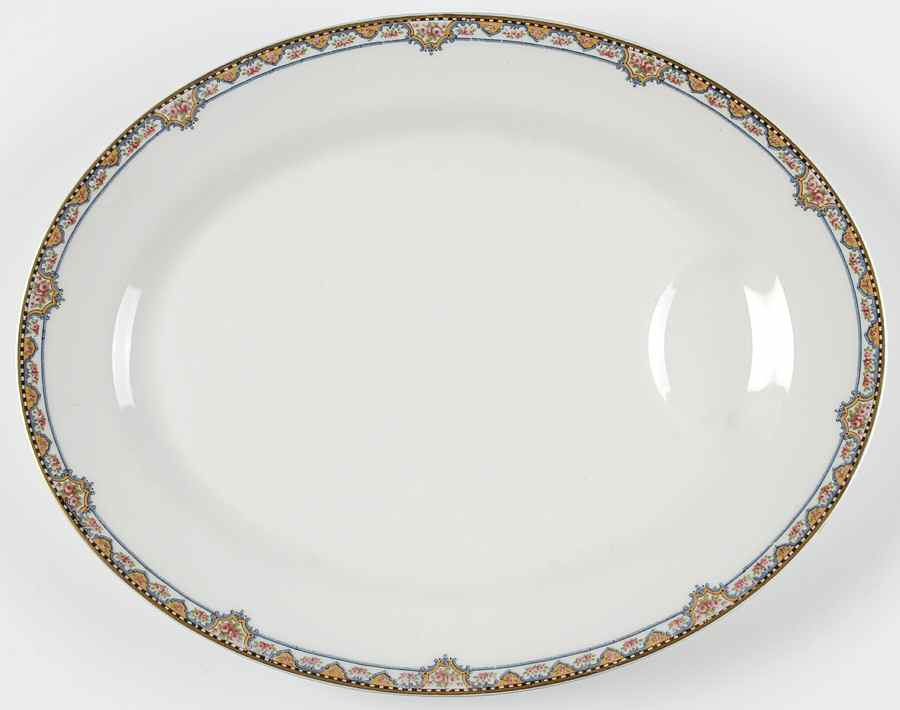 Schleiger 1096 15" Oval Serving Platter by Haviland-1