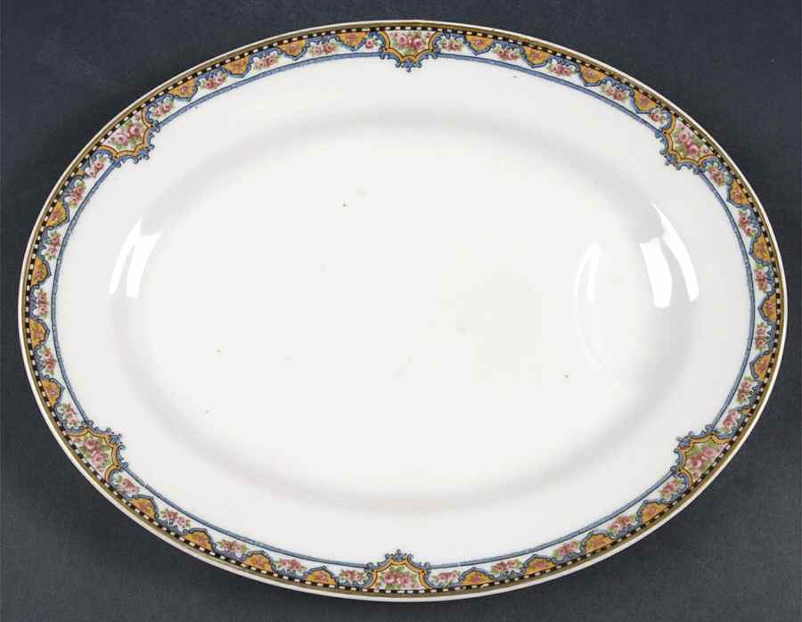 Schleiger 1096 11" Oval Serving Platter by Haviland-1