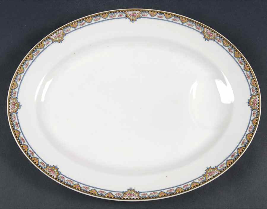Schleiger 1096 13" Oval Serving Platter by Haviland-1