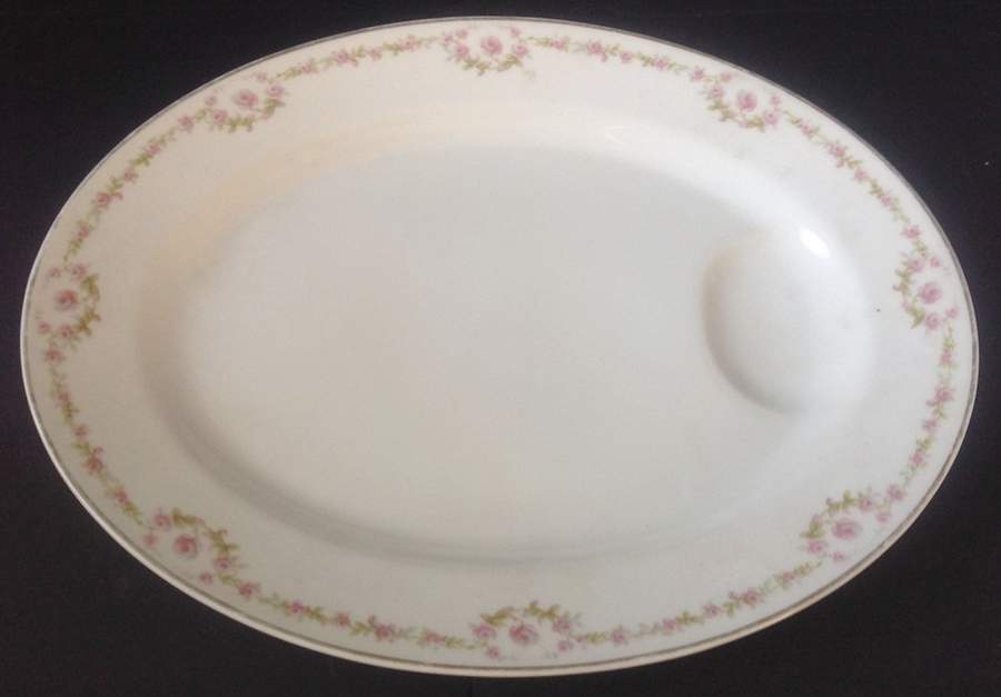 Schleiger 1097 12" Oval Serving Platter by Haviland-1