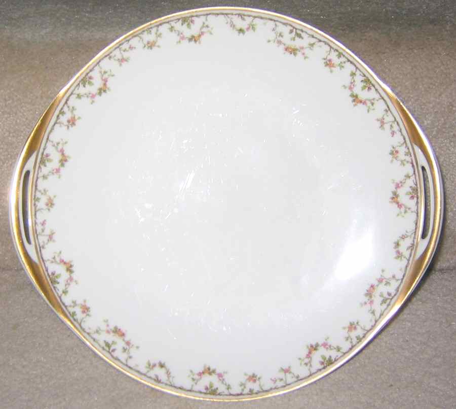Schleiger 109b Handled Cake Plate by Haviland-1