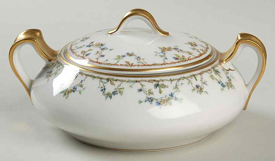 Schleiger 109C Sugar Bowl & Lid by Haviland-1