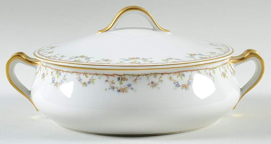 Schleiger 109C Round Covered Vegetable by Haviland-1