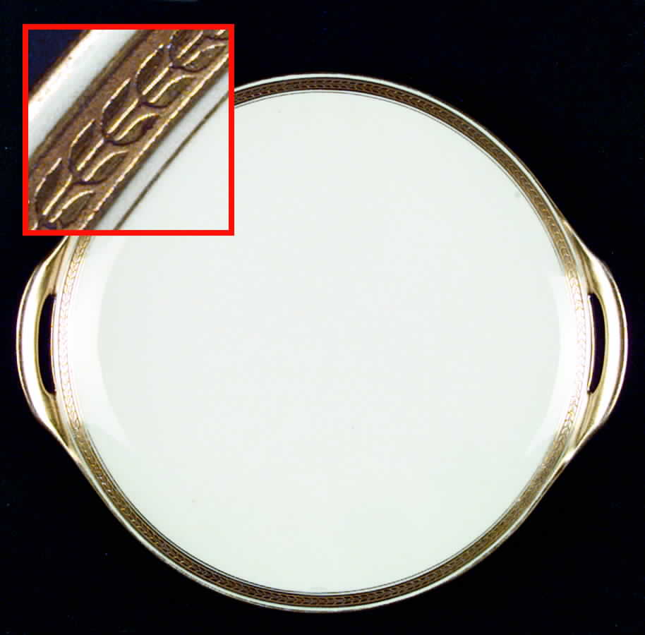 Schleiger 1101 Handled Cake Plate by Haviland-1
