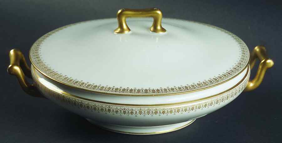 Schleiger 1103 Round Covered Vegetable by Haviland-1