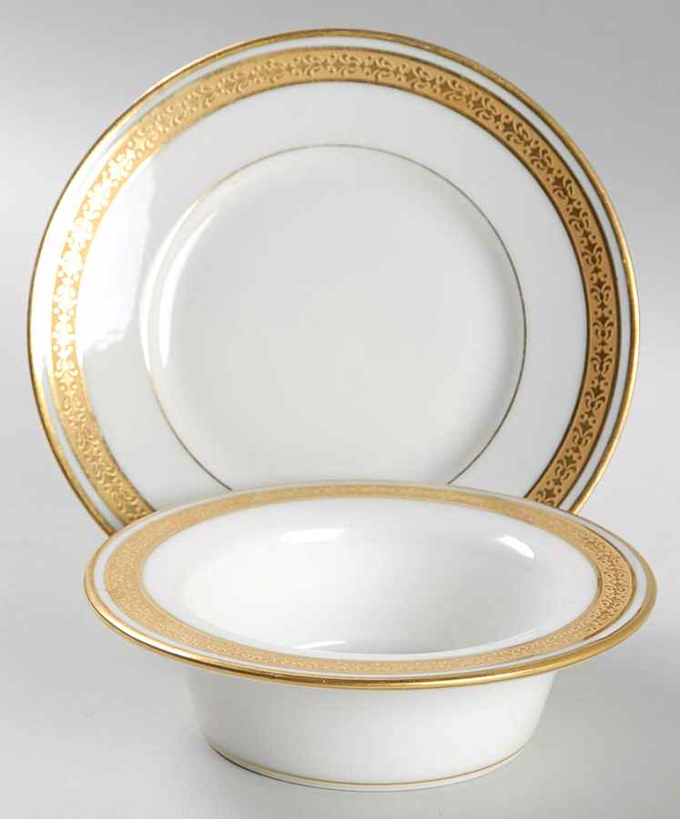 Schleiger 1106 Ramekin & Saucer Set by Haviland-1