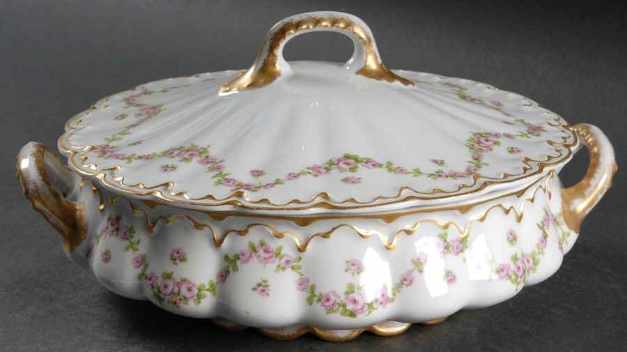 Schleiger 1114 Round Covered Vegetable by Haviland-1