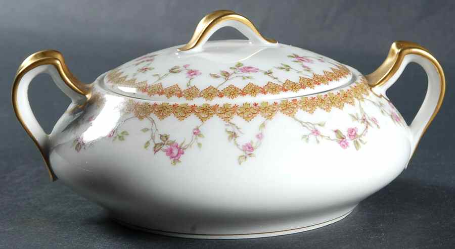Schleiger 111B Sugar Bowl & Lid by Haviland-1