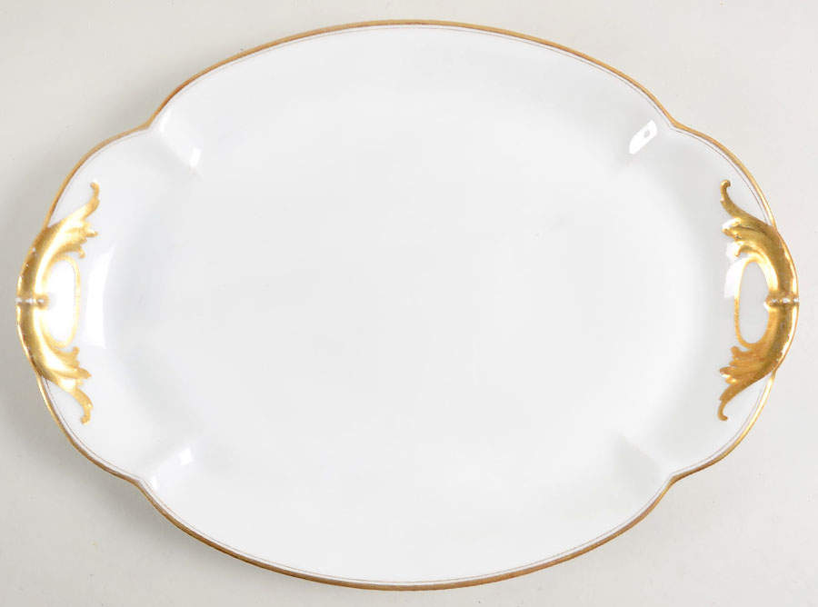 Schleiger 1125 14" Oval Serving Platter by Haviland-1