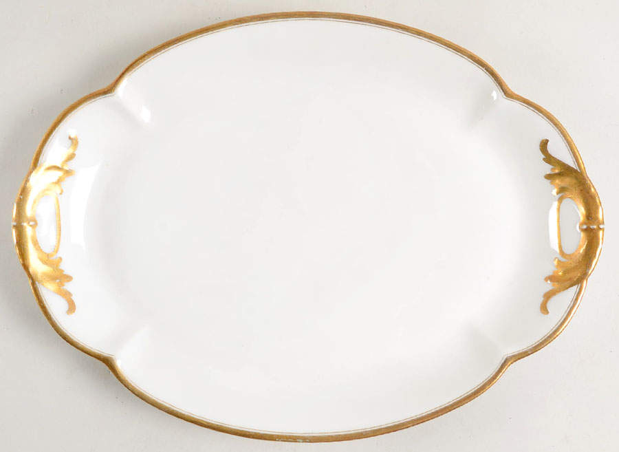 Schleiger 1125 11" Oval Serving Platter by Haviland-1