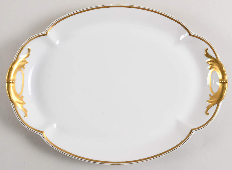 Schleiger 1125 13" Oval Serving Platter by Haviland-1