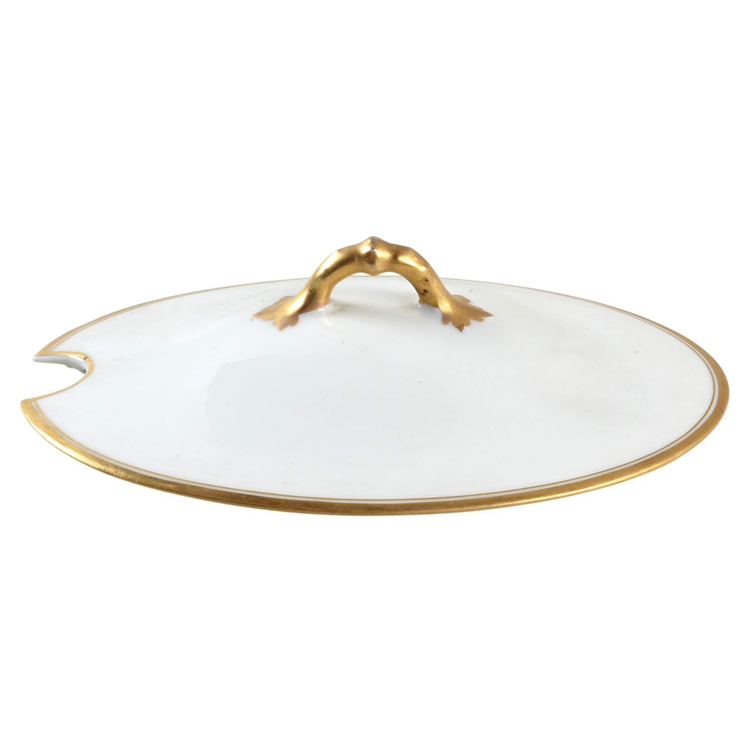 Schleiger 1125 Lid for Mustard with Attached Underplate by Haviland-1