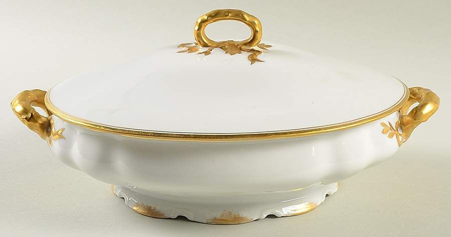 Schleiger 1125 Oval Covered Vegetable by Haviland-1